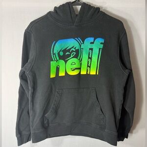 Neff Black Label Tag with White Logo